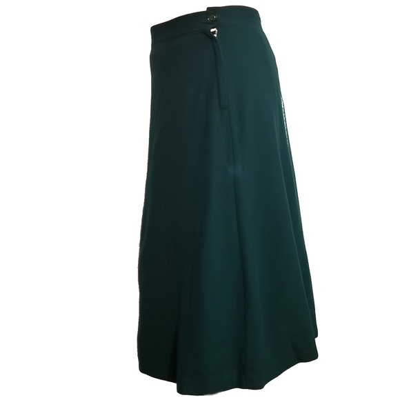 2/$30 ➕ Vintage Wool Green Skirt - Picture 2 of 5
